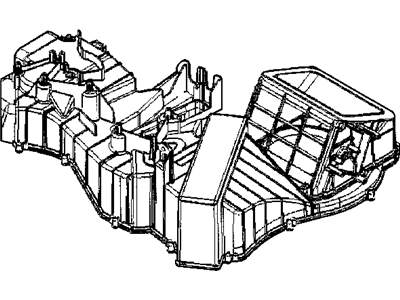 Dodge 5093237AA HOUSING A/C And Heater