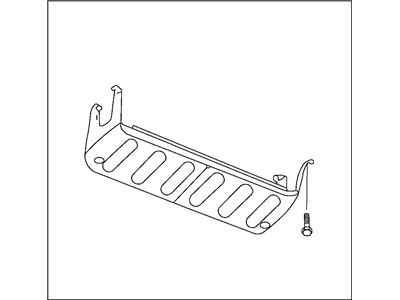 Jeep 82207487 PLATE PACKAGE Skid - Front