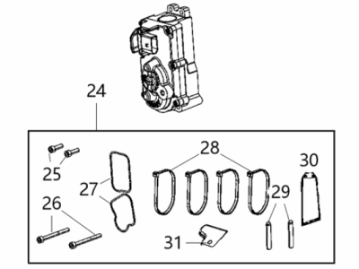 Ram 68444773AA ACTUATOR Turbocharger Kit