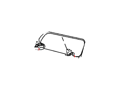 2003 Jeep Liberty Sun Visor - XQ00TL2AA
