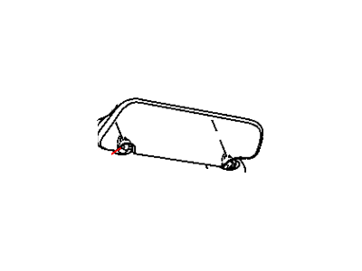 2003 Jeep Liberty Sun Visor - XQ01TL2AA