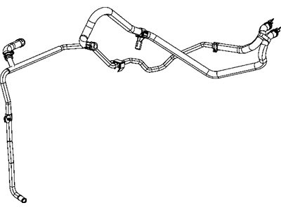 Dodge 5058546AC HOSE AND TUBE Heater Supply And Return