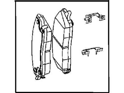 2008 Dodge Magnum Brake Pad - 5142558AA