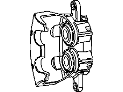 Dodge R5137670AB CALIPER ASSEMBLY Disc Brake Front