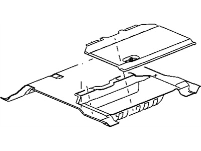 Jeep 5KJ061DVAD LID Load Floor Includes Loop