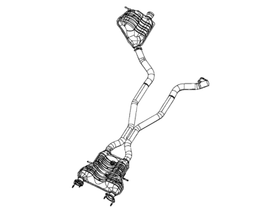 Dodge 68496764AA Muffler