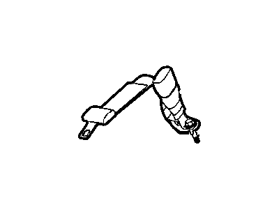 Dodge 5GF291AZAB SEAT BELT Rear Inner Left