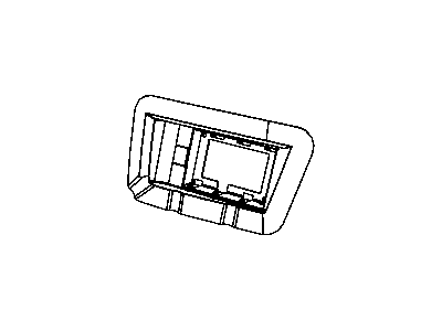 Dodge 68051926AA BRACKET KIT Blind Spot Detection