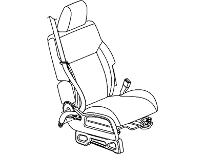 2008 Dodge Nitro Seat Belt - 1JP321J8AA