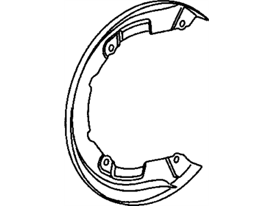 Chrysler Cirrus Brake Dust Shield - 4423663