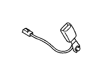 2005 Chrysler Sebring Seat Belt - MR641428
