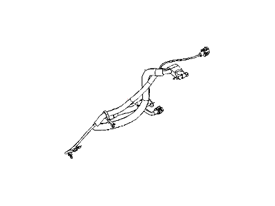 Mopar 4801451AB Positive Cable, Driver Side