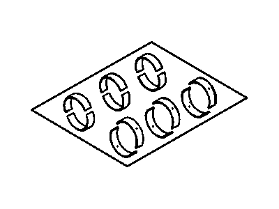 Chrysler MD105277 BEARING SET, Connecting Rod (Std.)