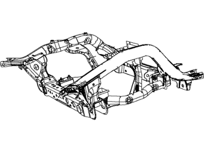 Dodge 52124634AM CRADLE Front Suspension
