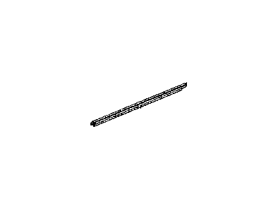 Jeep 55395268AD WEATHERSTRIP DOOR BELT OUTER Full Front Door