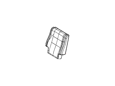 Dodge 1YU26DX9AA COVER Rear Seat Back