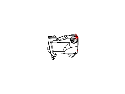 2008 Dodge Grand Caravan Steering Column Cover - 1GM31XDVAA