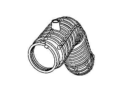 Chrysler 4852455AA HOSE Air Cleaner to Turbo