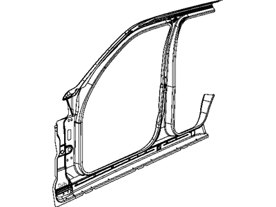 Dodge 68003959AC PANEL PACKAGE Body Side Aperture Front Front Outer Panel Only