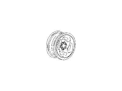 Dodge 52013709AC WHEEL Aluminum