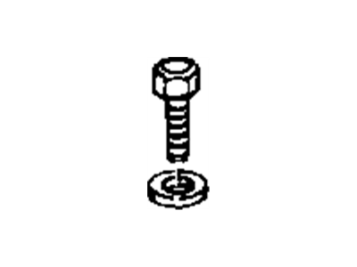 Dodge 6031842 BOLT AND CONED WASHER Hex Head .62-11x2.25