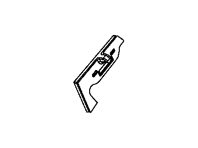 Mopar 5155719AC Air Baffle, Driver Side