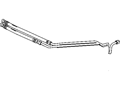 Dodge 55056820AB HOSE AND TUBE Oil Cooler Pressure and Return