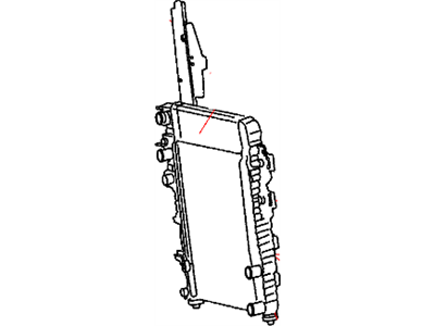 Mopar 5183562AA Radiator Engine Cooling