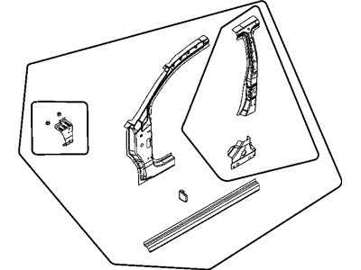Jeep 5115918AC PANEL Body Side Aperture Inner