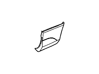 Dodge YH64TZZAC CLADDING Quarter Panel Box Front Mounting