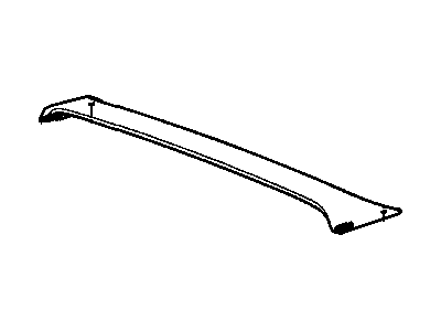 Dodge 5JR31TZZAC SPOILER Rear Air Dam Without Hard Tonneau Cover