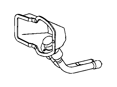 Dodge 52121693AB TUBE Fuel Filler