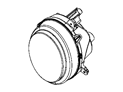 Jeep 5303874AC HEADLAMP