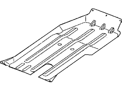 Dodge 52020378AC SKID PLATE Front