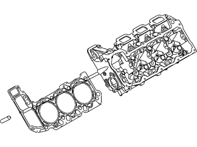 Jeep 53020987AD HEAD Cylinder Left See Note