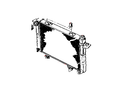Dodge 52030191AA RADIATOR Engine Cooling