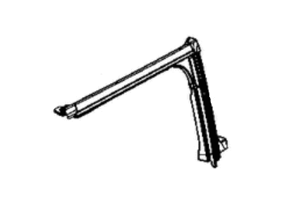 Jeep 68466058AA FRAME Door Glass