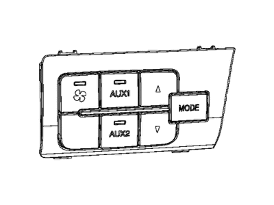 Ram 6BC67JXWAA SWITCH Multifunction Instrument Panel