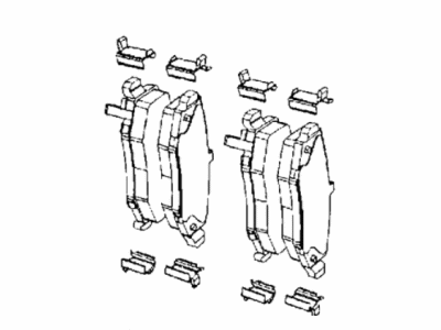 Jeep Gladiator Brake Pad - 68376749AD