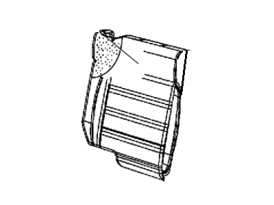 Jeep 6CT30NX8AA COVER Rear Seat Back Right