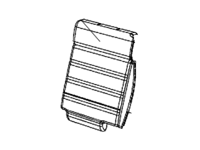 Jeep 6CT31NX8AA COVER Rear Seat Back Left