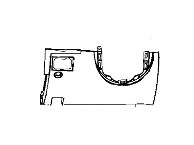 Jeep Steering Column Cover - 6LB84LR9AA