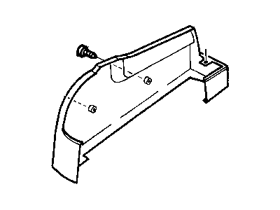 Dodge UD851L5AA COVER Front Power Seat Adjuster