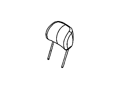 Jeep 1BC971D5AA HEADREST Rear