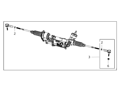 2020 Ram 1500 Rack And Pinion - 68469900AA