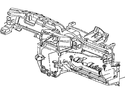 Jeep 55116407AD DUCT Instrument Panel Structural