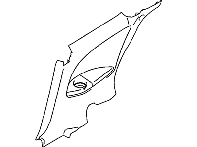 Chrysler MR621740 PANEL Quarter Trim