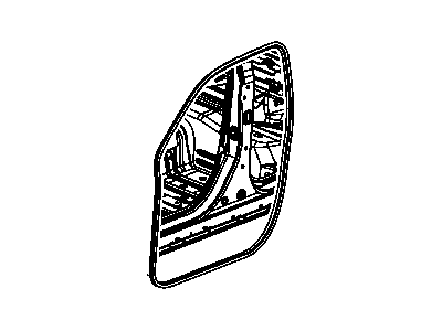 Mopar 1KW33DX9AC Weatherstrip Front Door Opening On Body
