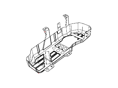 Jeep 52125081AE SKID PLATE Fuel Tank
