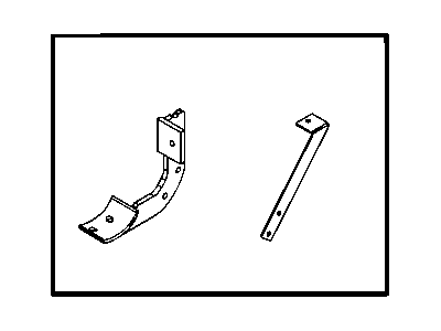 Mopar 68020973AA Bracket Kit Side Step